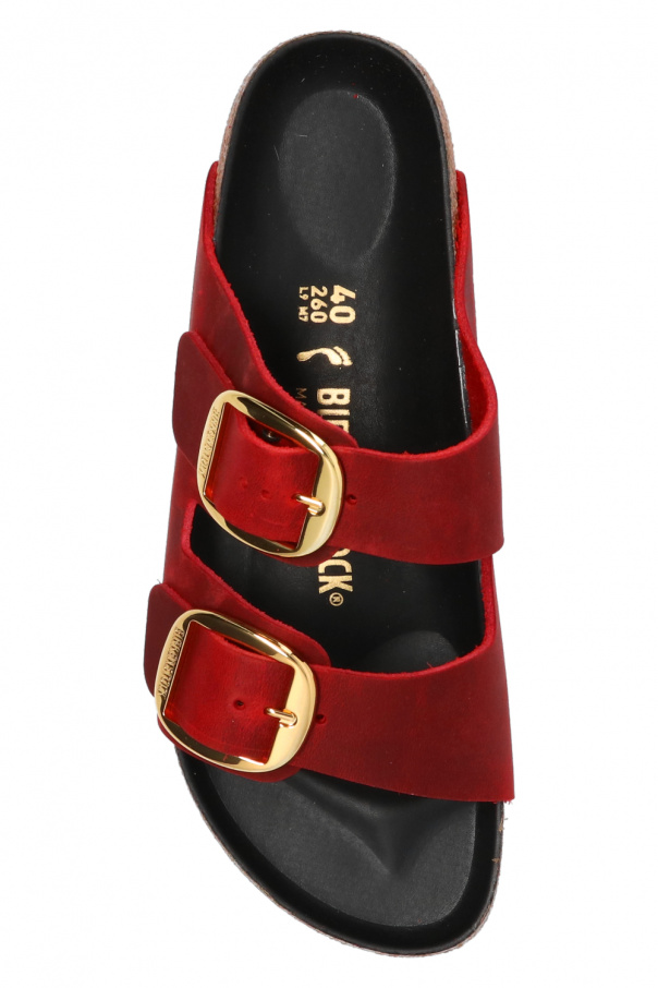 Birkenstock big hot sale buckle red